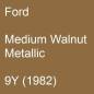 Preview: Ford, Medium Walnut Metallic, 9Y (1982).